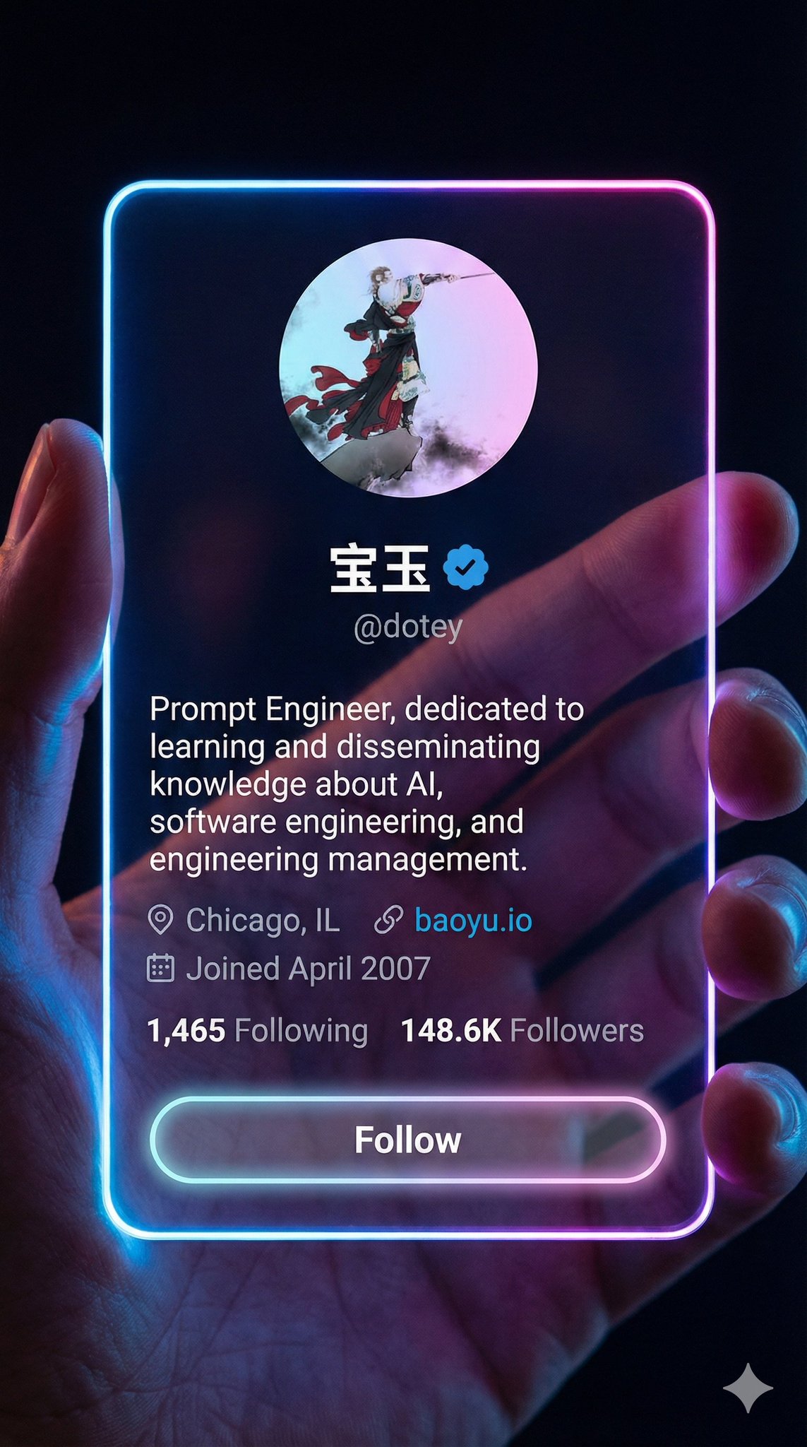 赛博朋克美学风格卡片