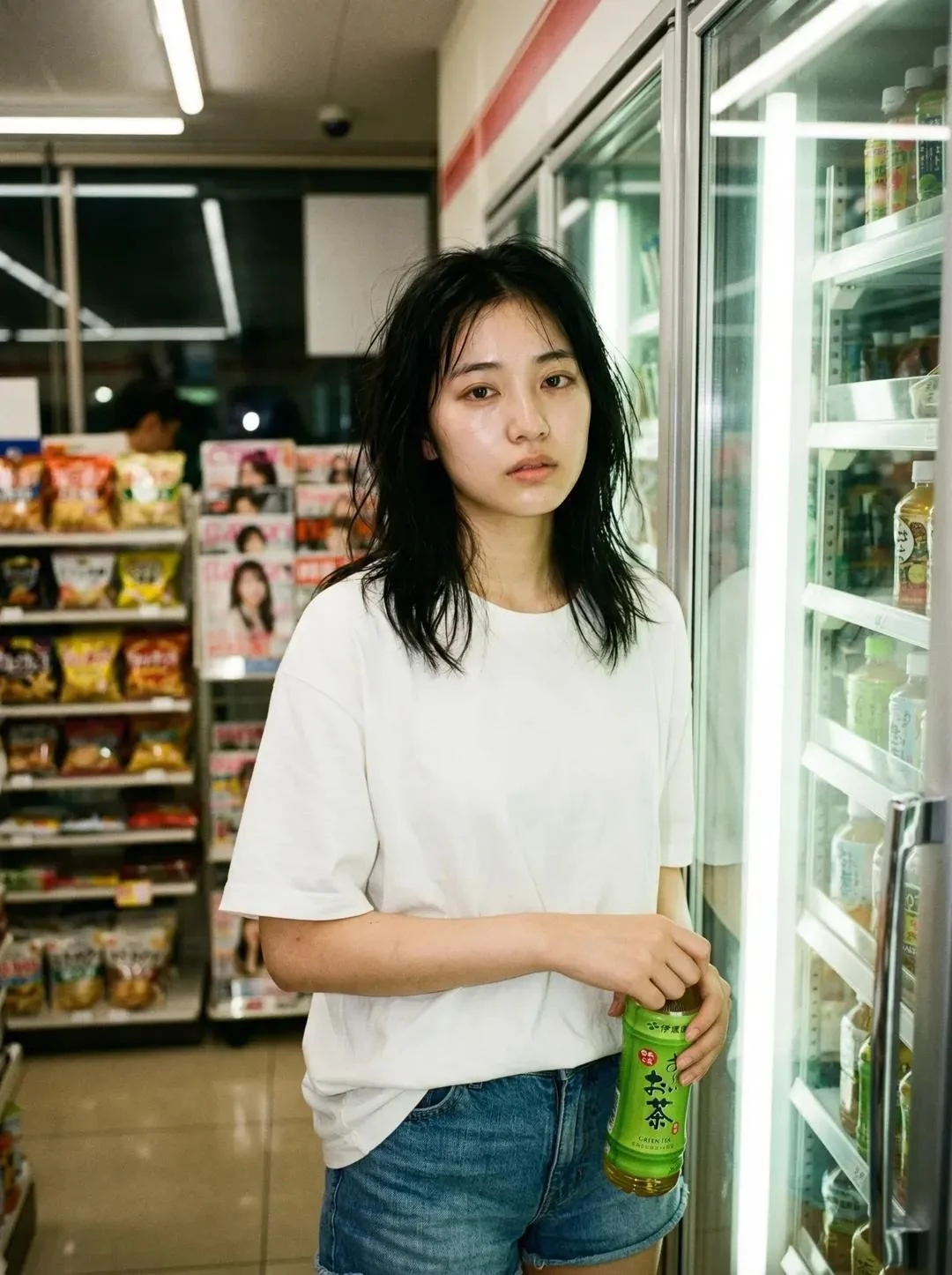 Late Night Convenience Store Girl Portrait