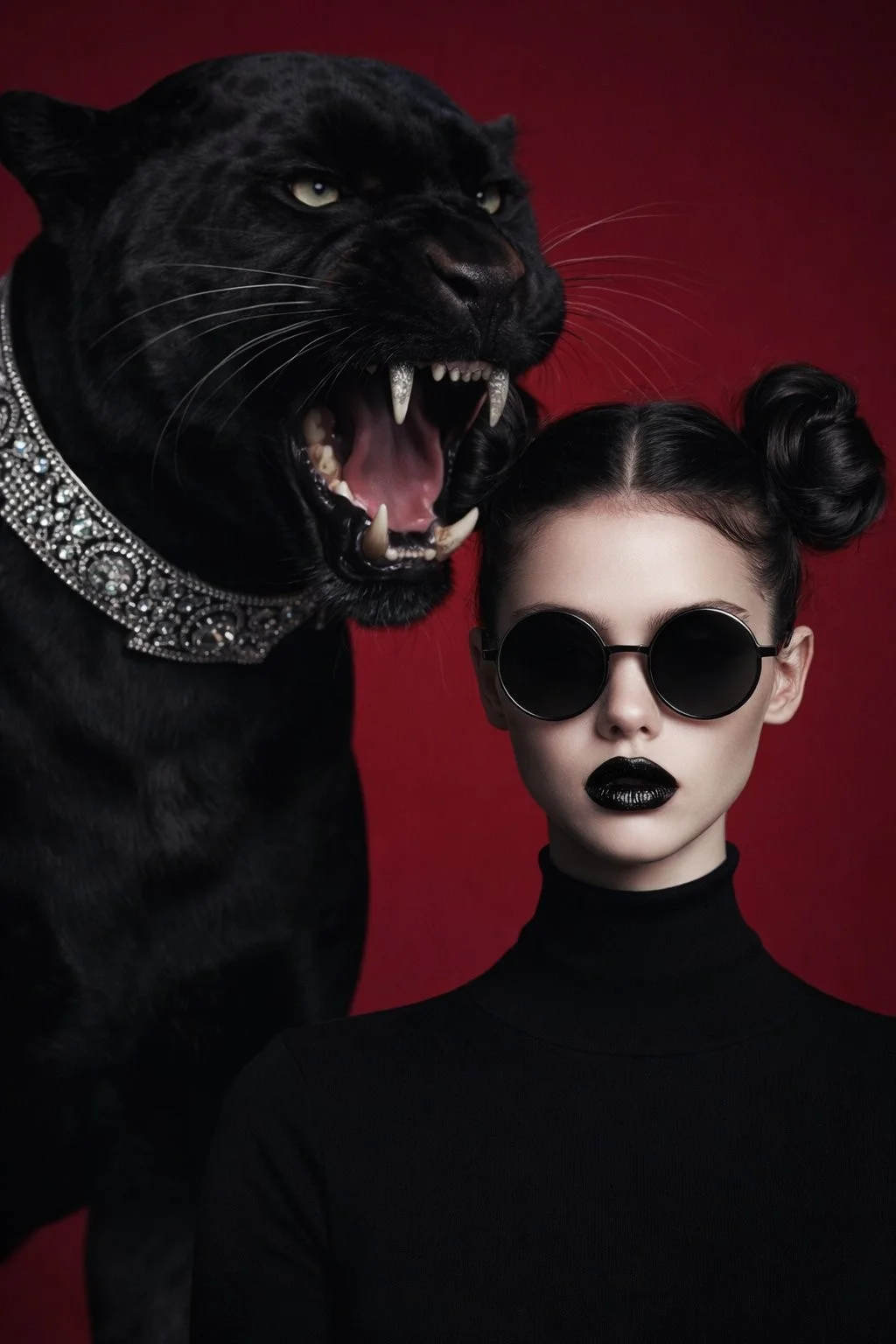 Pale Supermodel Black Panther