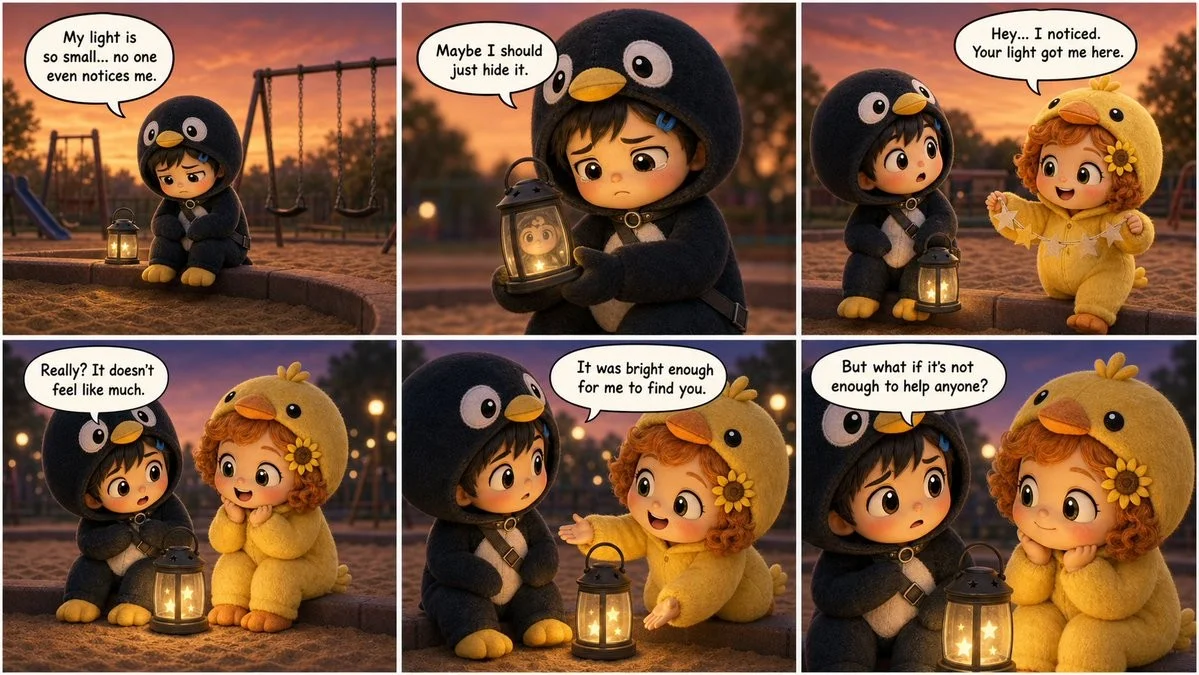 Pixar-Style Storyboard Layout