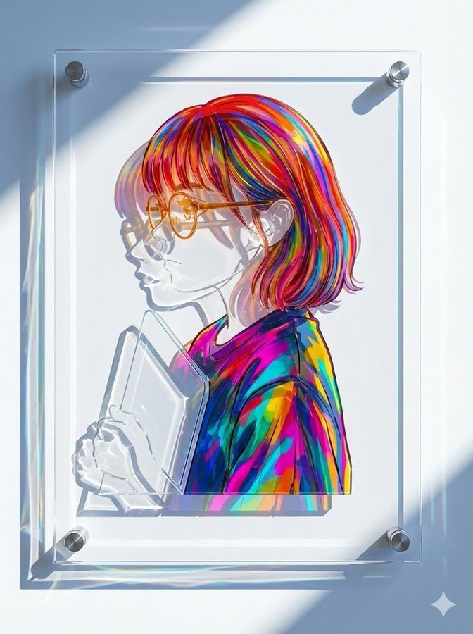 照片变成美丽的亚克力艺术品