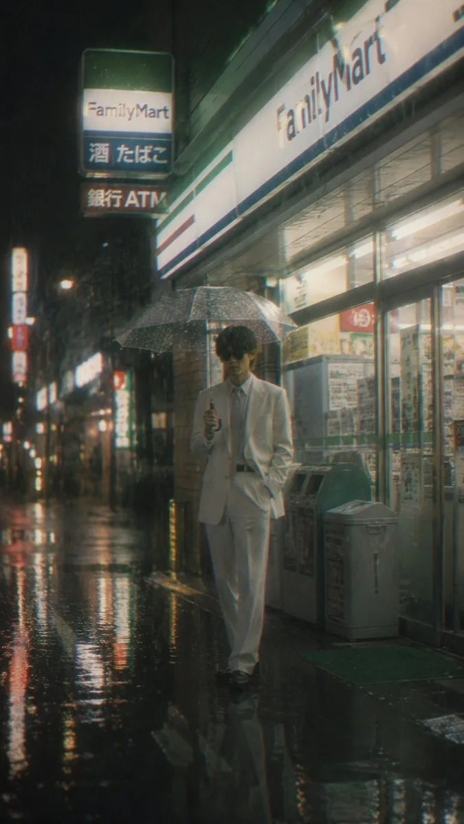 雨夜便利店黑片
