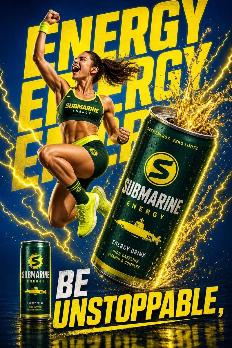 Dynamic Energy Drink Ad