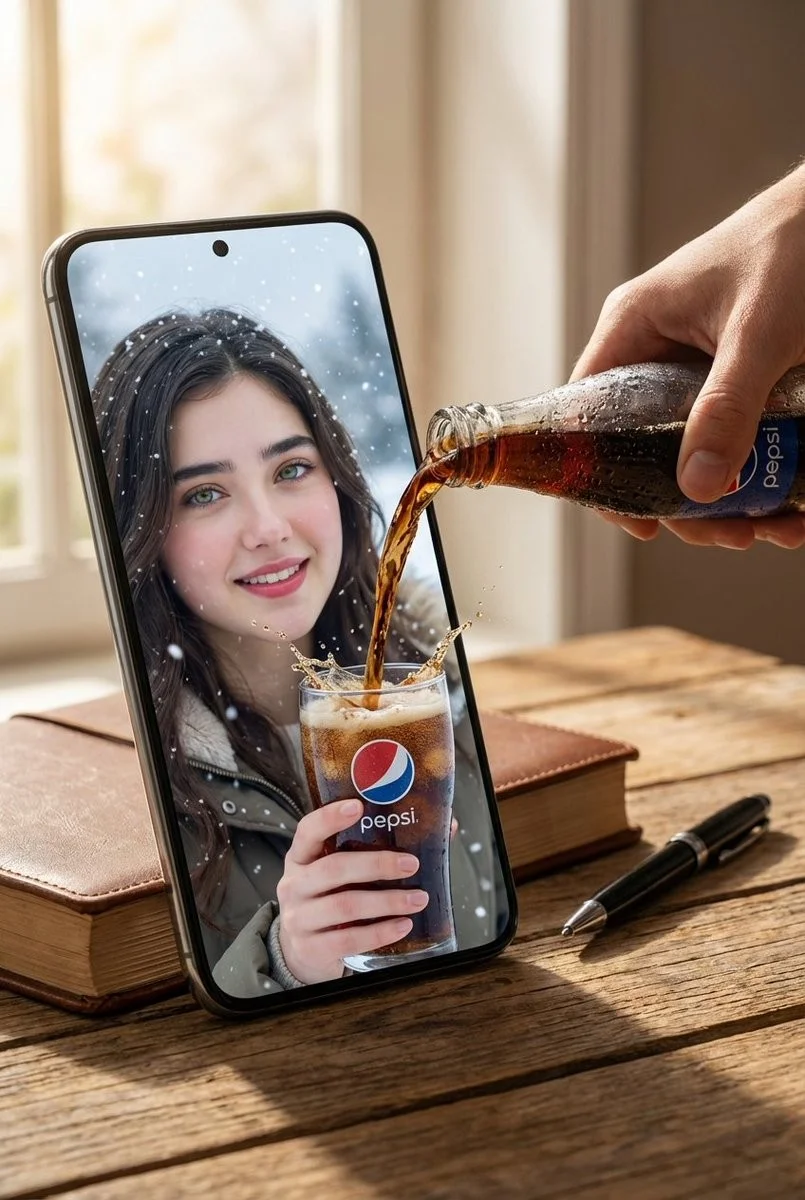 E-commerce Main Image - Surreal Pepsi Advertising Concept