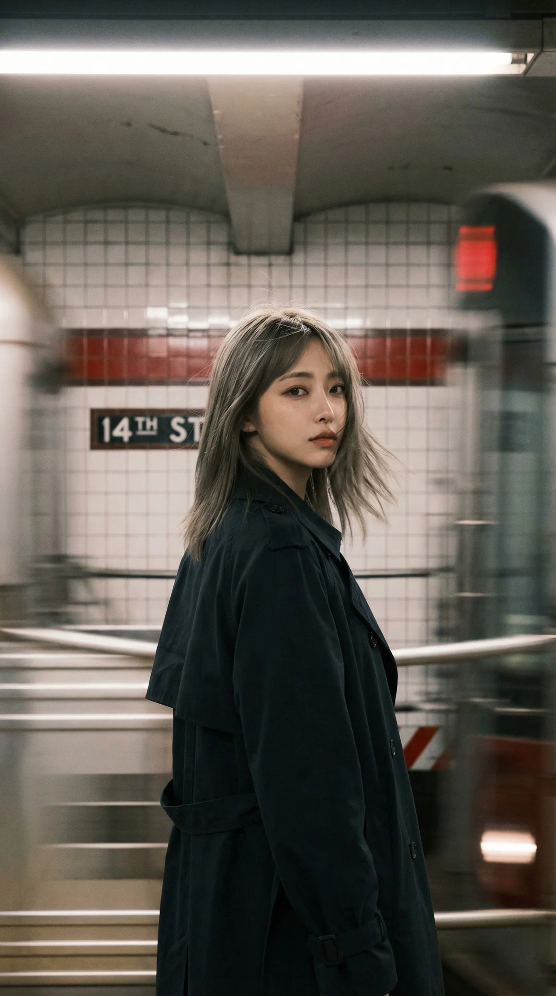 Subway Platform Wong Kar-wai Style Glance