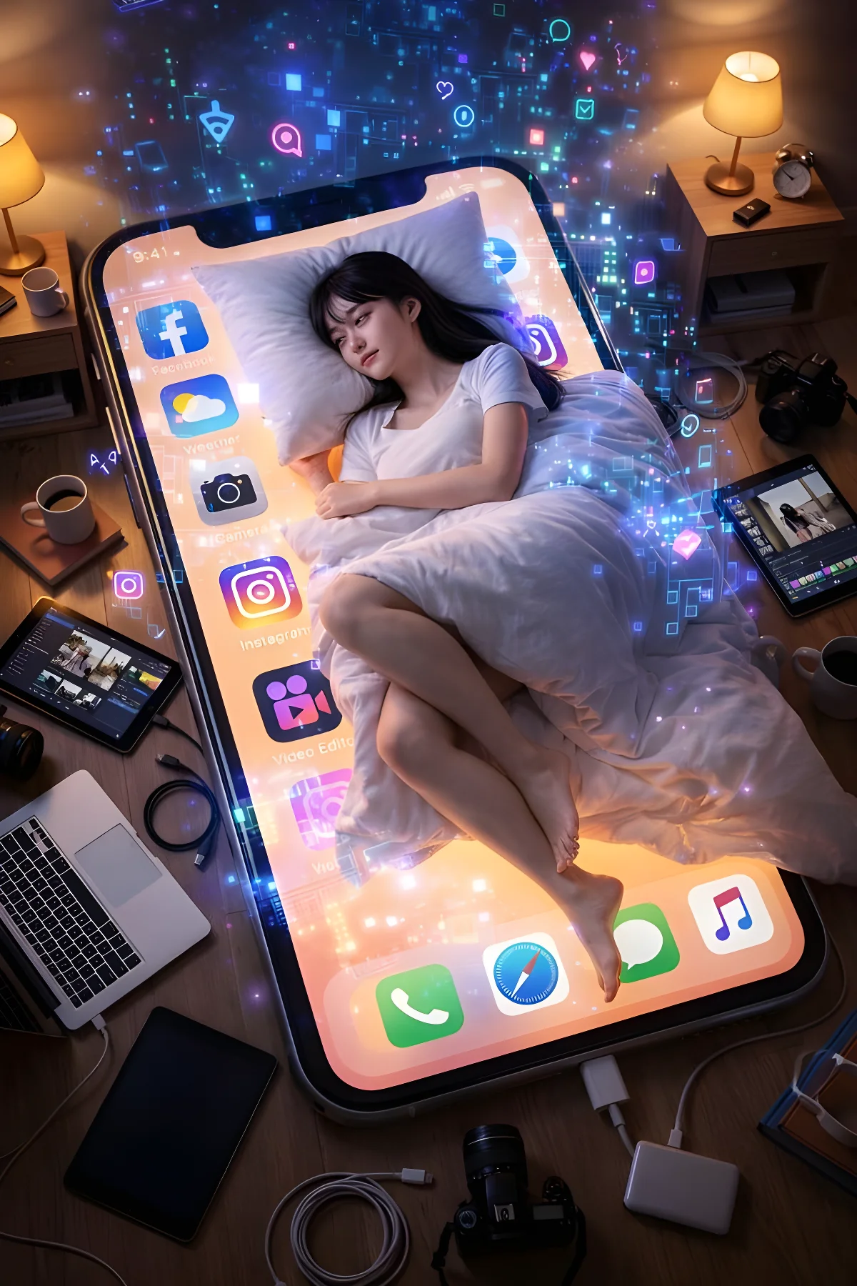 Girl on Phone Dream