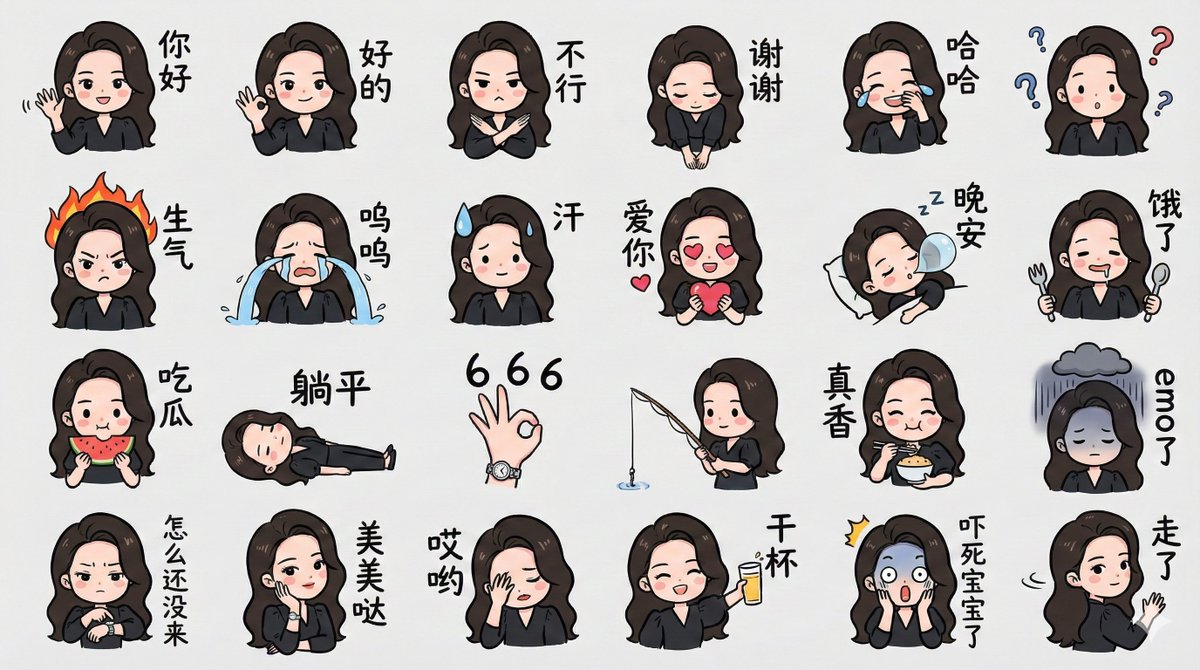 Colorful Hand-drawn Style Emoji Pack
