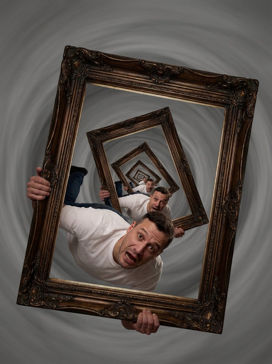 A Man Trapped in a Picture Frame Matryoshka