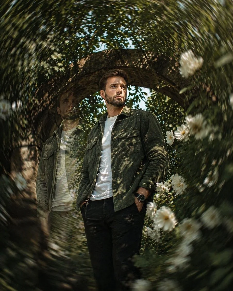 Surreal Garden Portrait