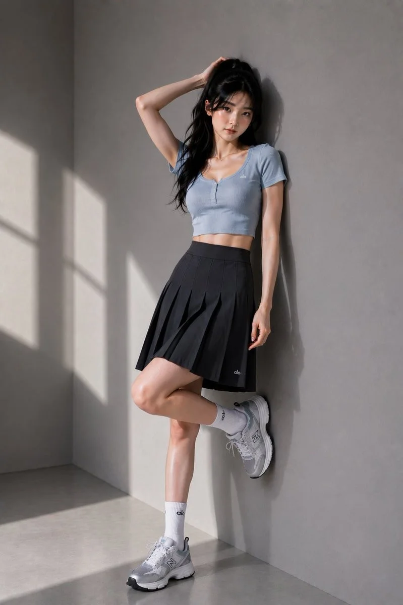 E-commerce Main Image - East Asian Fashion Editorial