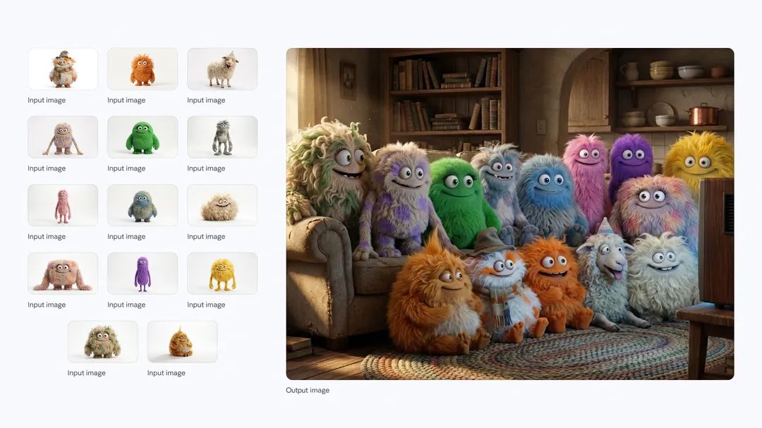 14 Fluffy Creatures Squeezed on a Sofa