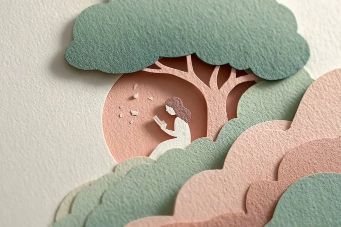 Soft Layered Paper Cut Whimsy
