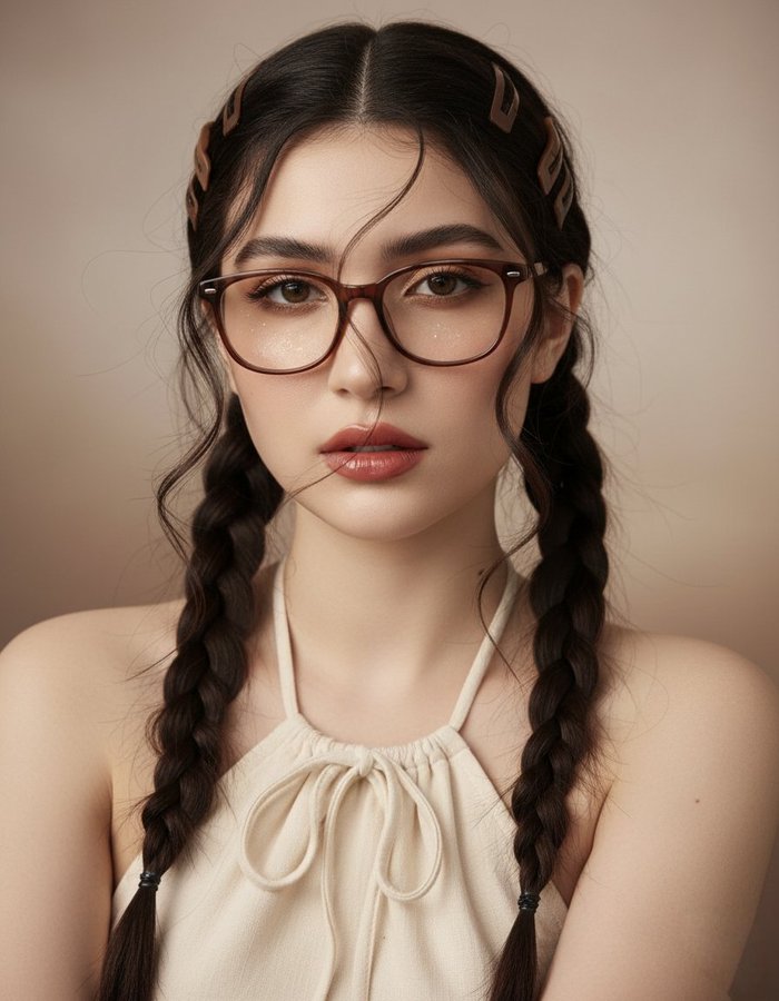 Hyperrealistic high quality close-up portrait