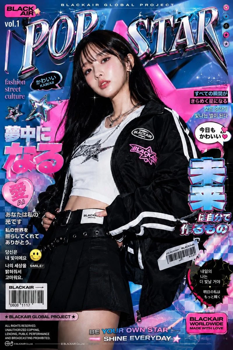 K-Fashion Retro Streetwear Editorial I