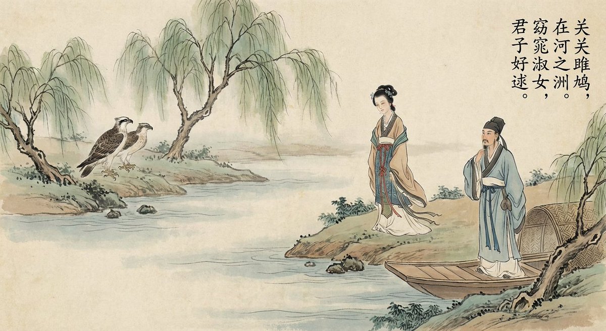 Paint a picture based on an ancient poem
