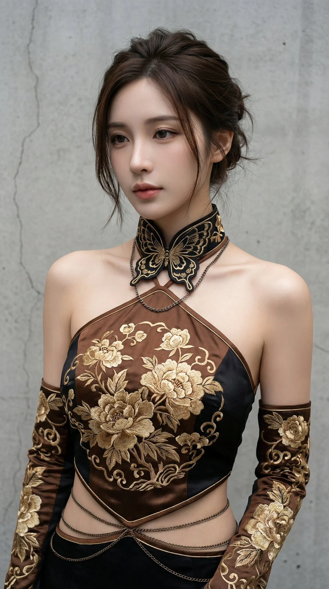 金色牡丹时尚大片
