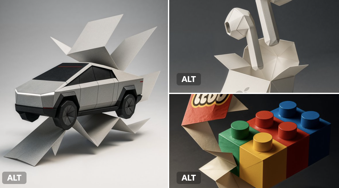 Folded Brand Paper