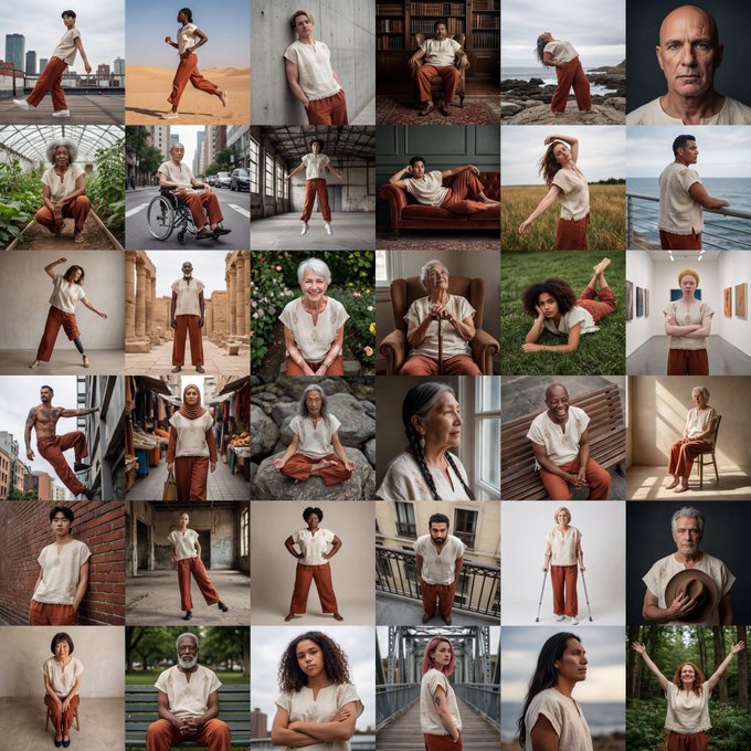 36 Portraits of People Wearing the Same Outfit