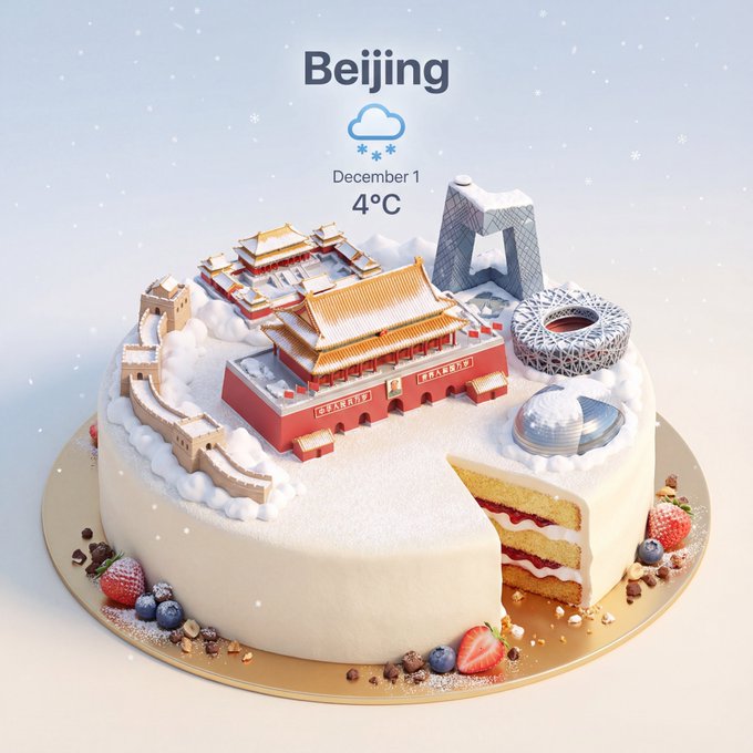 Landmark City Cake