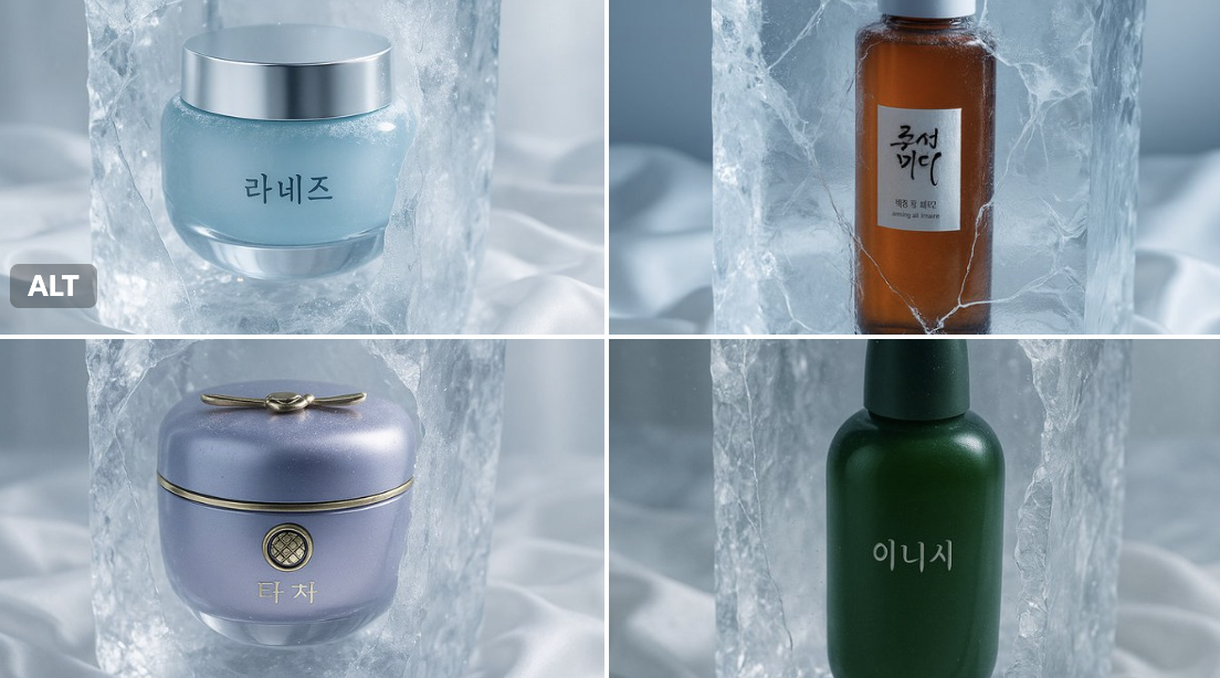Icy Elegant Product Poster