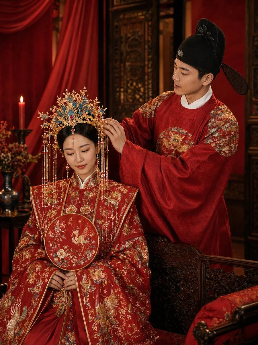 Ming Dynasty Hanfu Wedding Portraits
