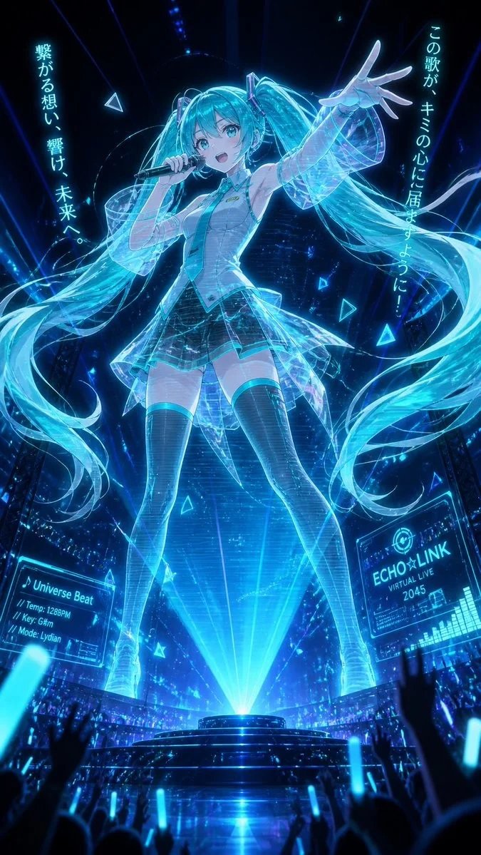 Holographic Miku Cyber Concert