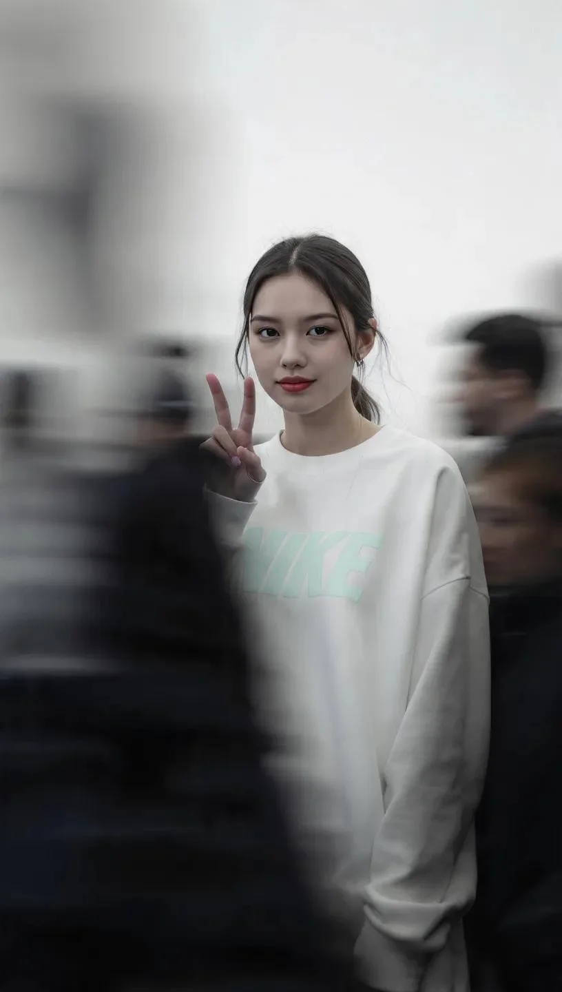 Urban Motion Blur Fashion Street Portrait