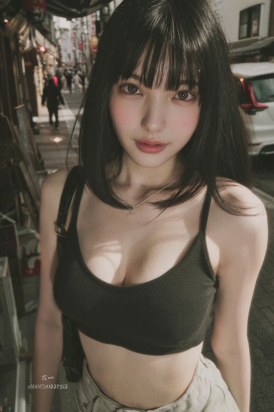 A Candid Photo of a Young Woman