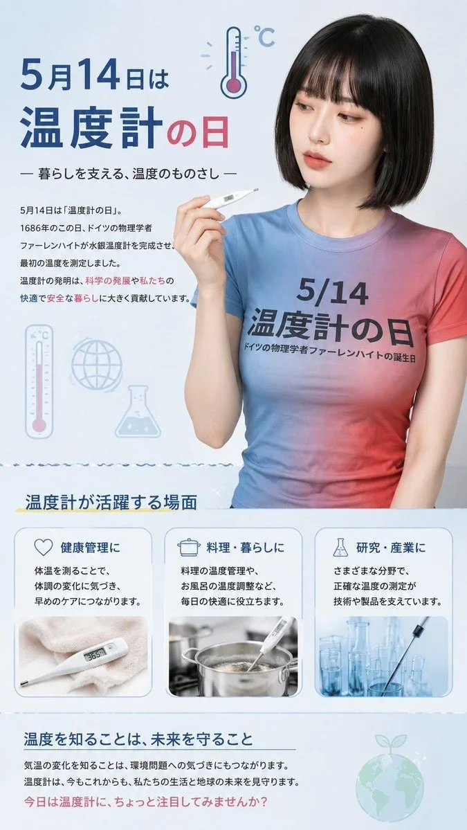 Thermometer Day Poster
