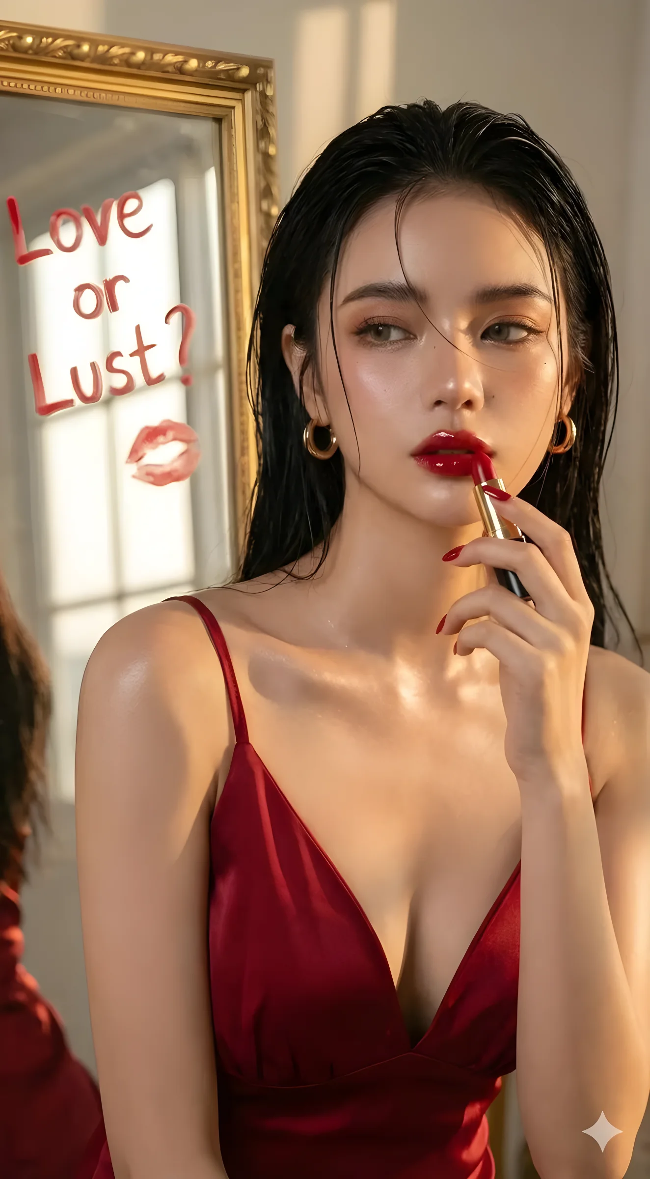 Red Lips Beauty Editorial