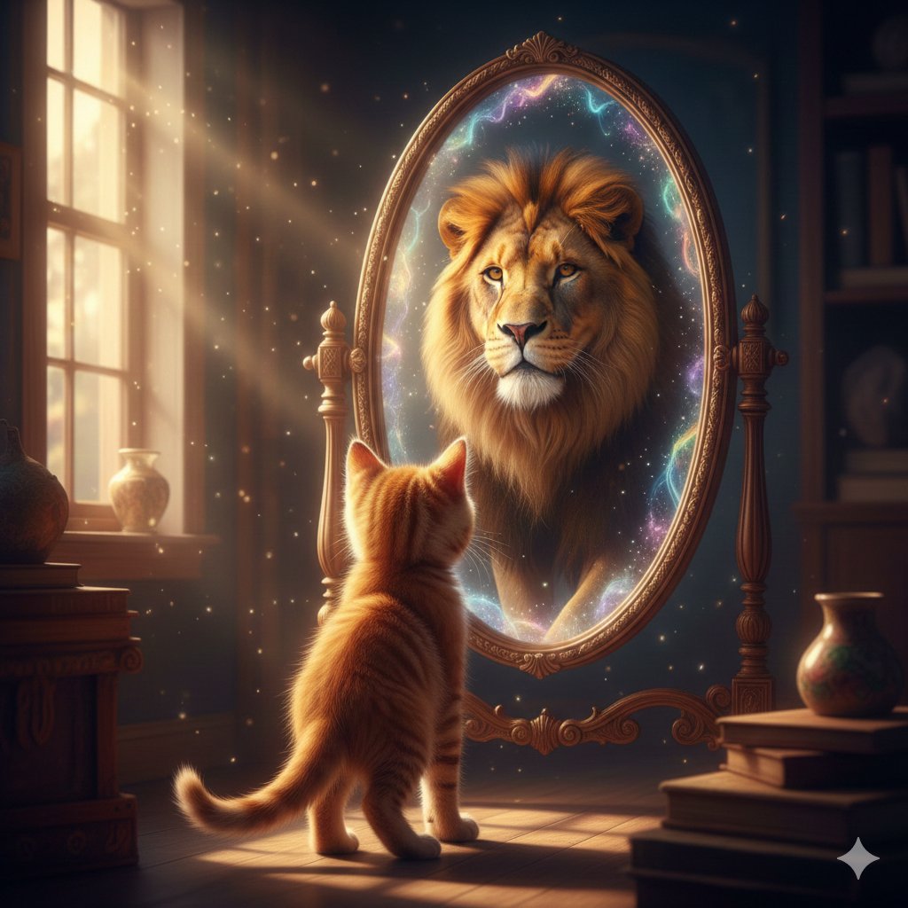 Reality and Inner Spirit Meet in the Magic Mirror
