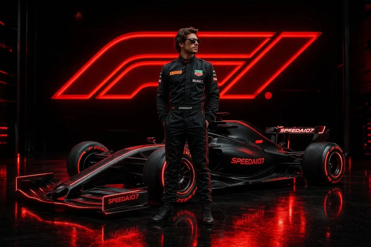Cinematic Formula 1 Driver Poster