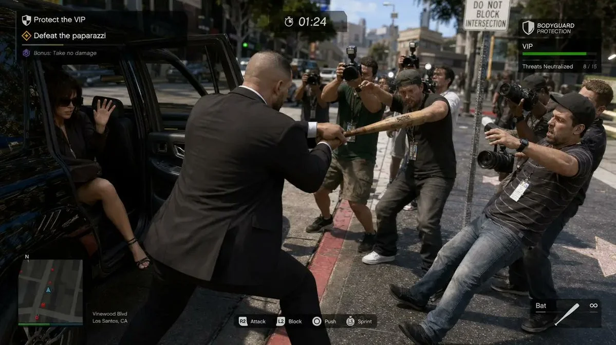 Bodyguard Game Scene