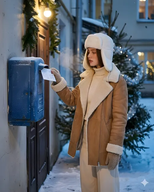 雪夜邮筒投信剪影