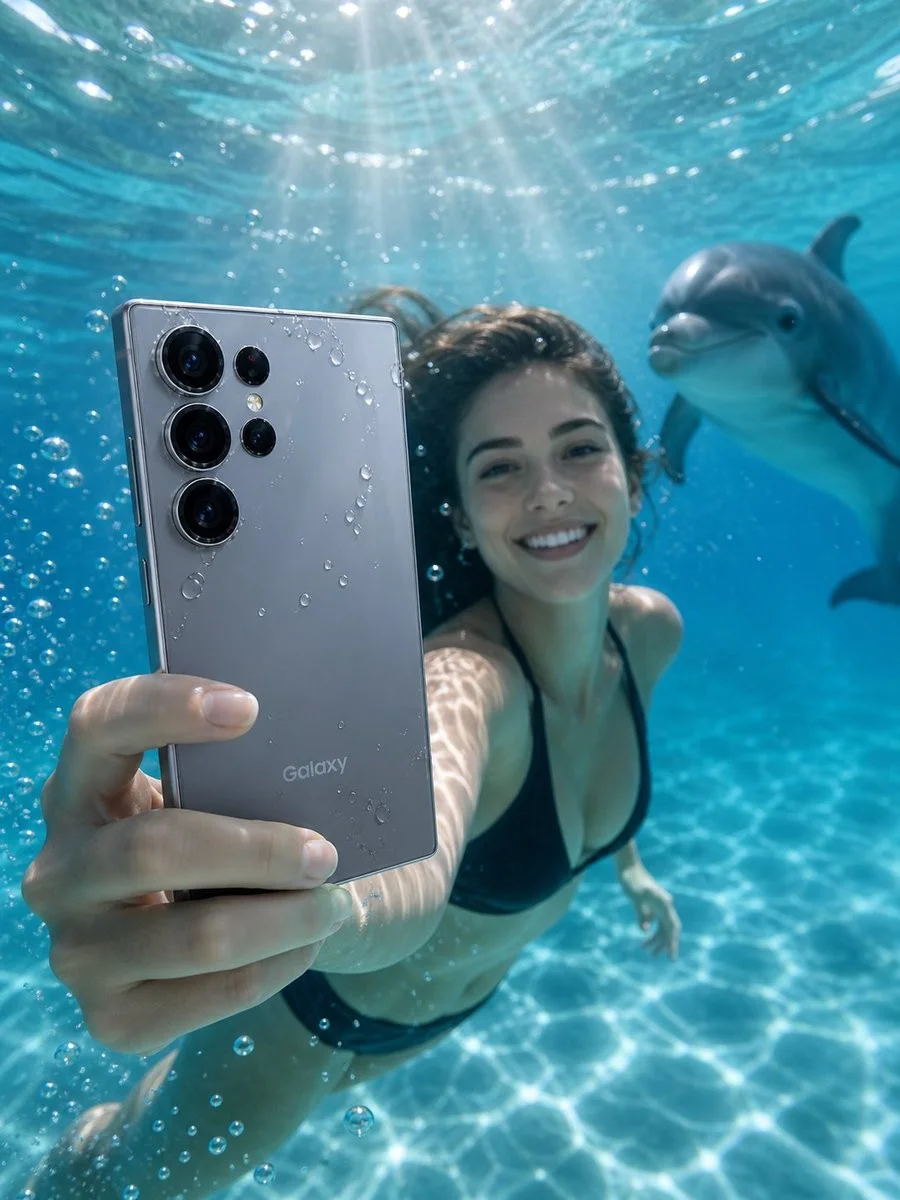 Underwater Smartphone Product Shoot