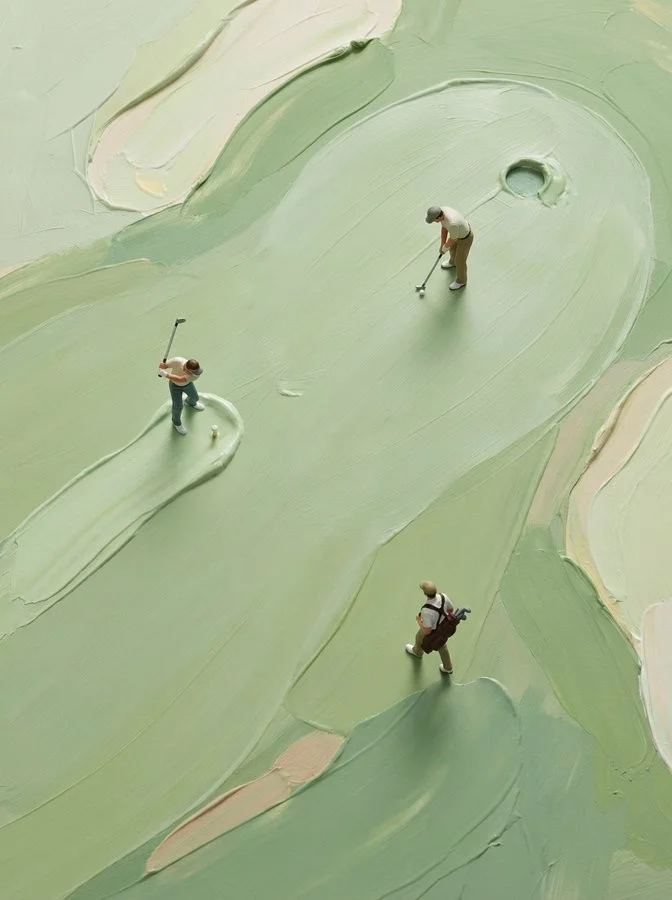 Surreal Sport on Abstract Field