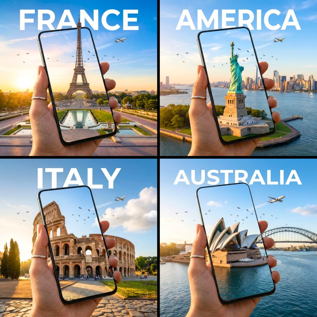Hyperrealistic Travel Ad