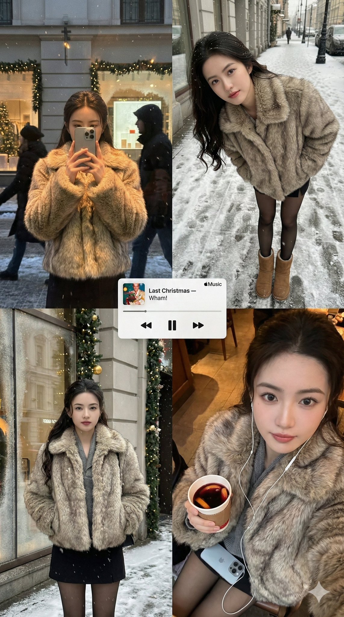 Elf in a Snowy Landscape