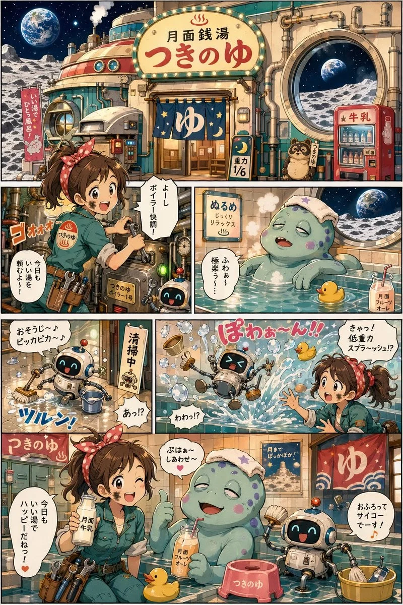 Lunar Bathhouse Comedy Manga