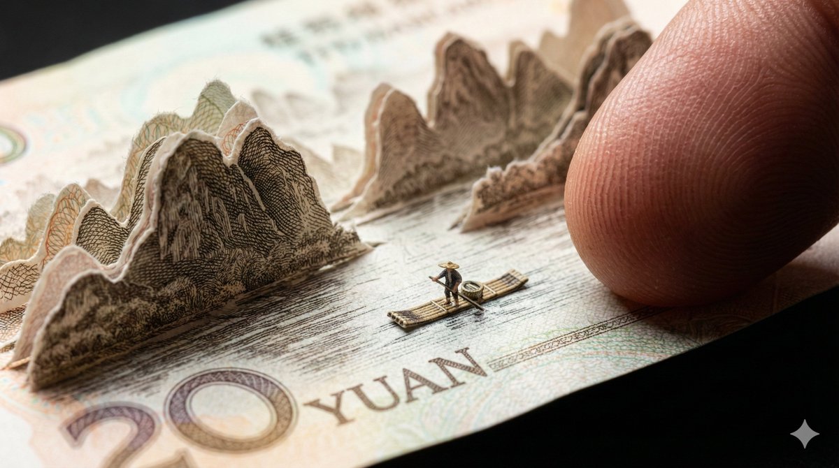 20 Yuan Banknote (Guilin Scenery)