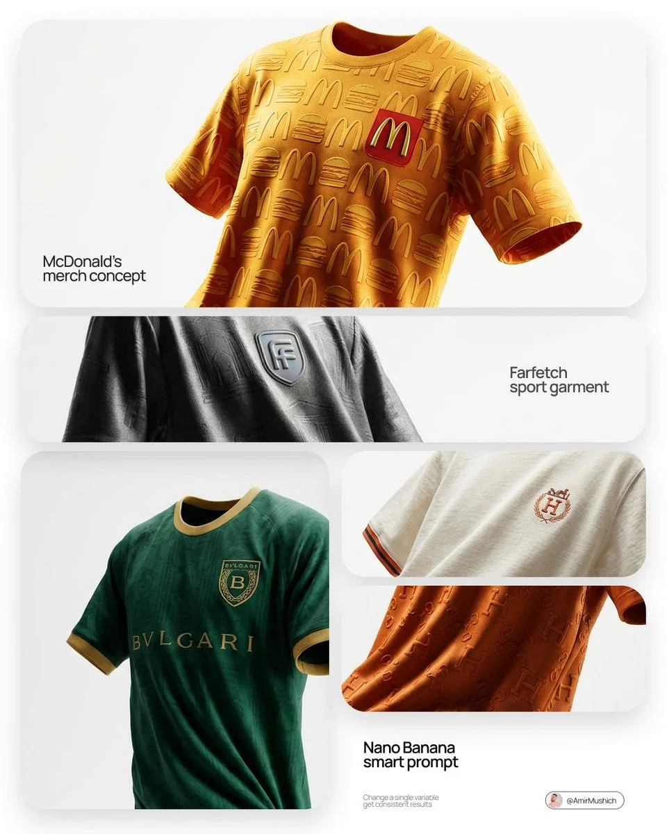 Product Marketing - Floating Football Jersey Luxury Editorial