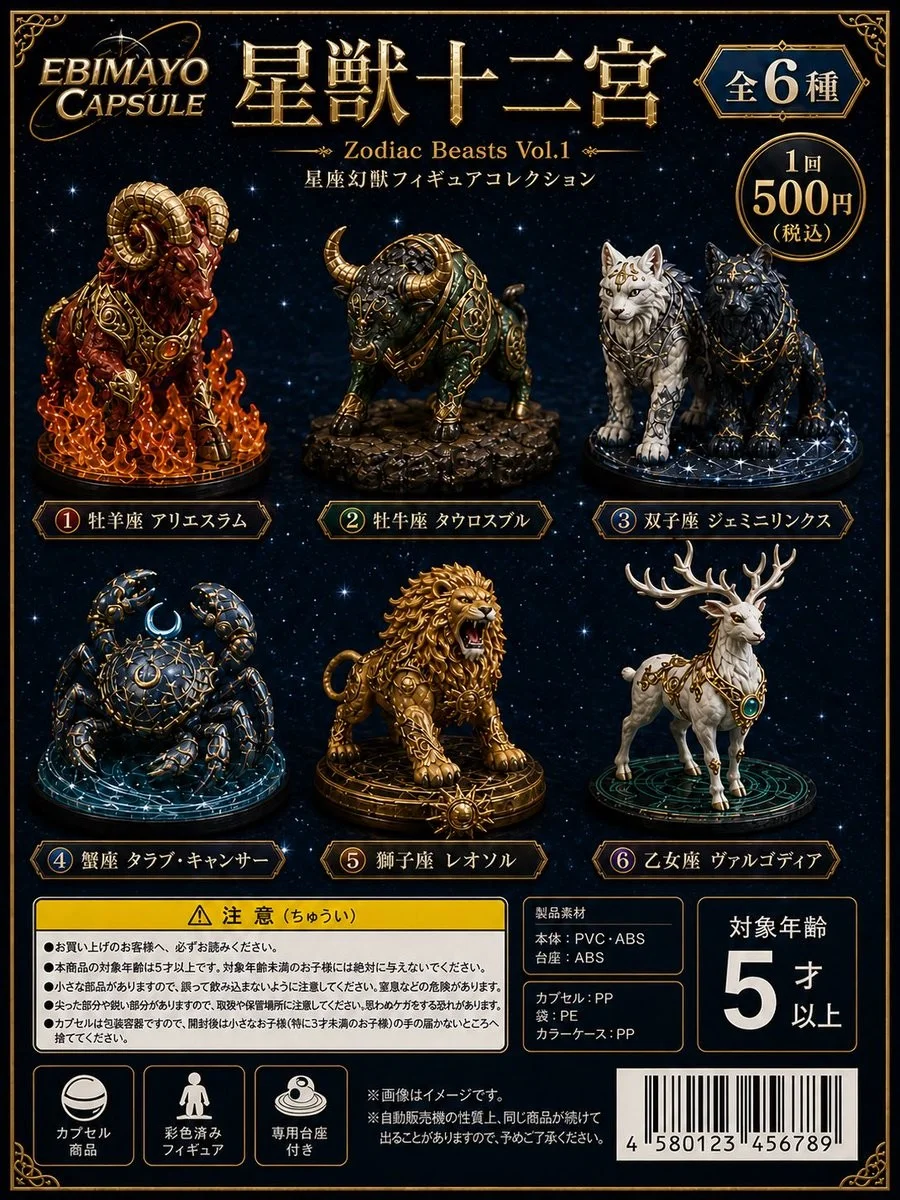 Zodiac Beasts Capsule Toy Package