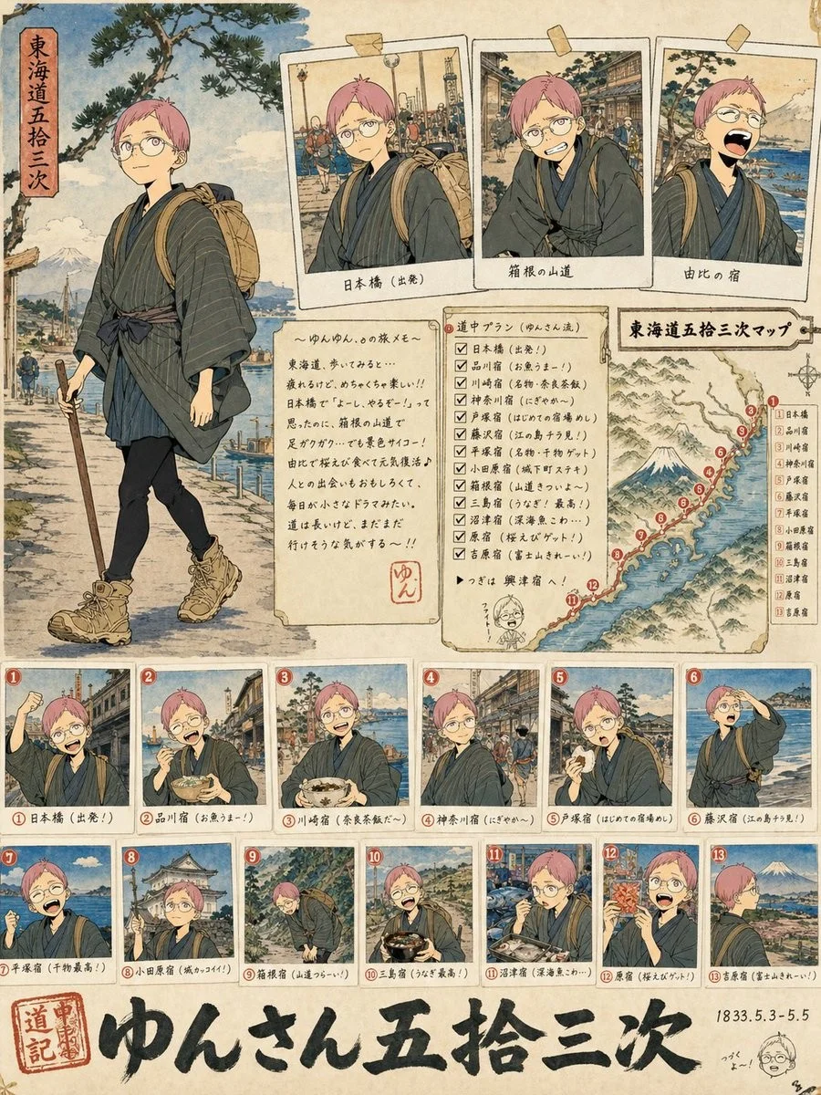 东海道旅行海报