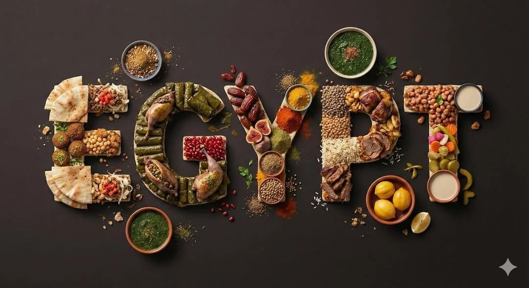 Food Typography Nation Geographic Creative Illustration