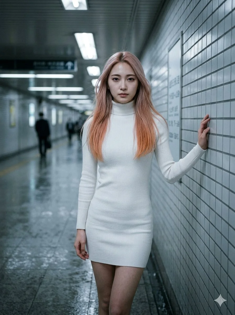 Morning Subway Portrait