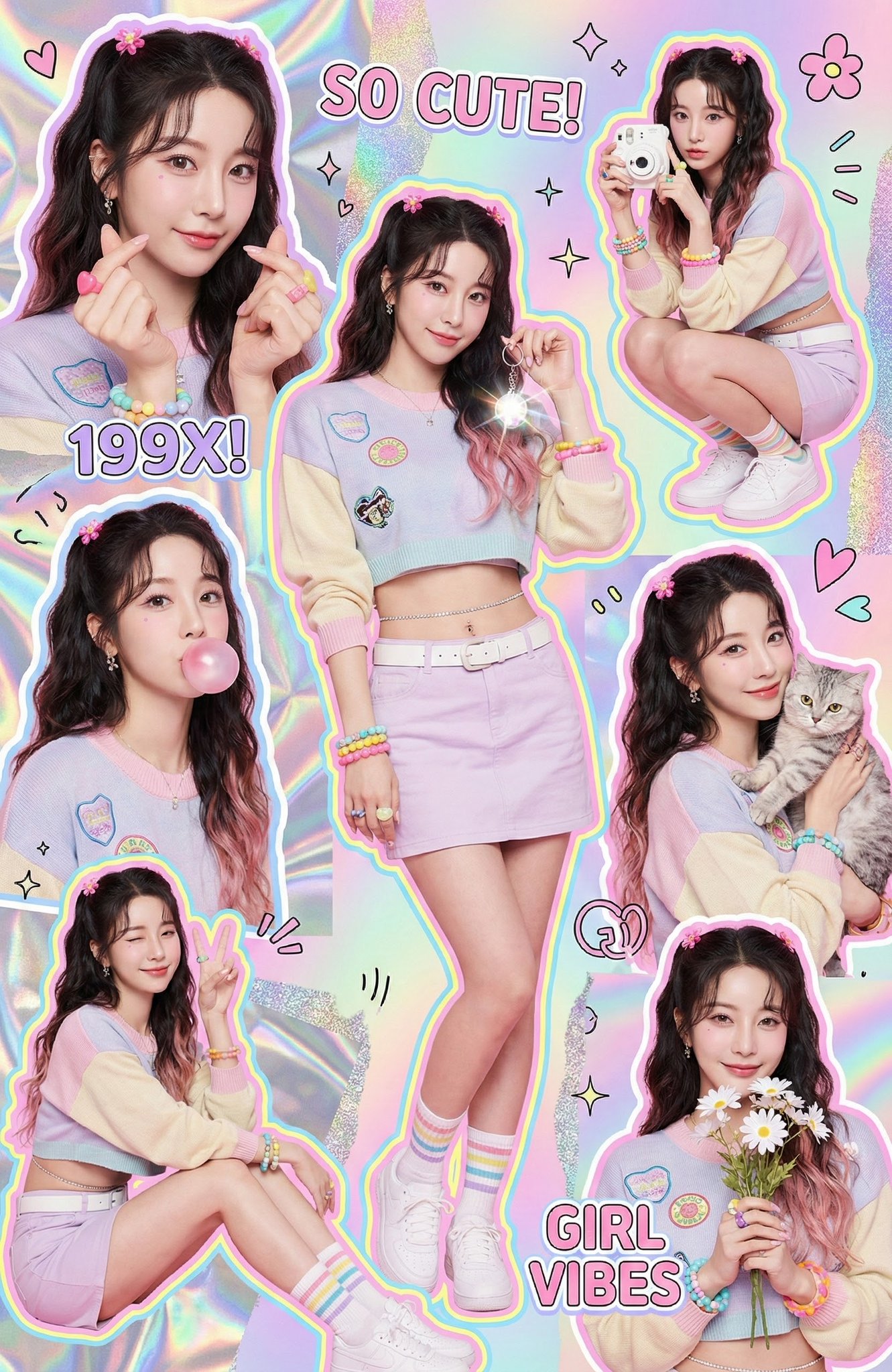 Colorful Scrapbook Poster Style