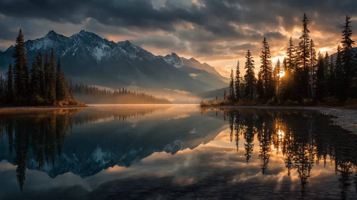 Realistic landscape image