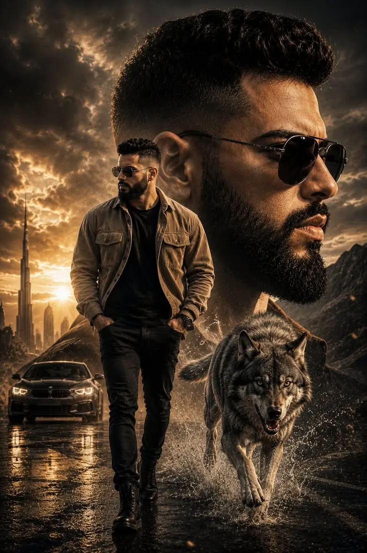 An absolute visual masterpiece, hyper-photorealistic and ultra-detailed cinematic action-movie poster composition featuring a multi-layered