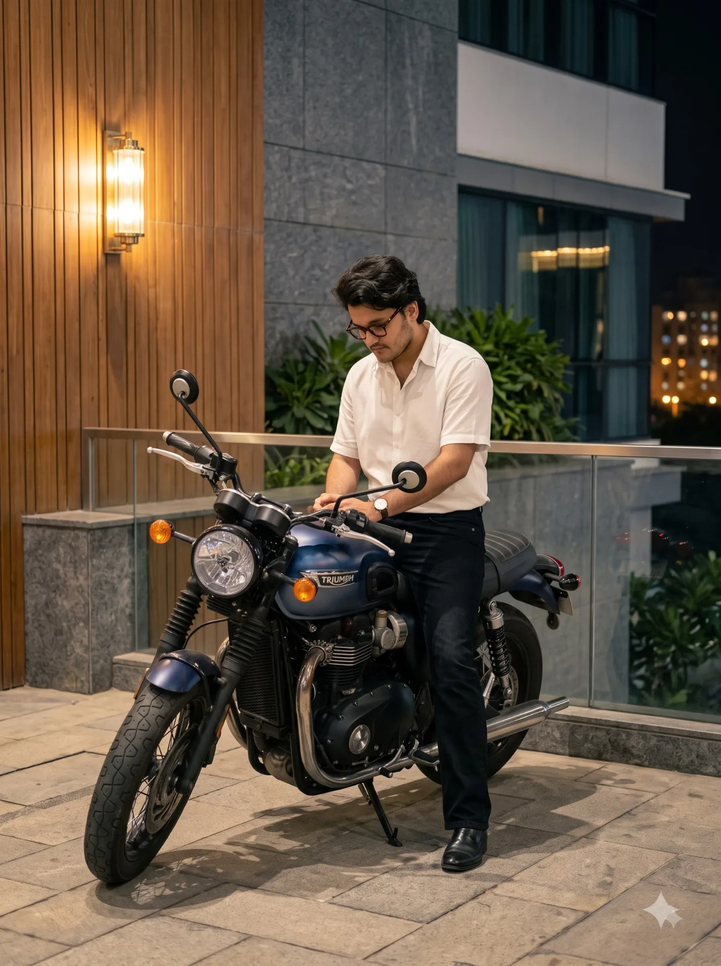 Glamour with Bike