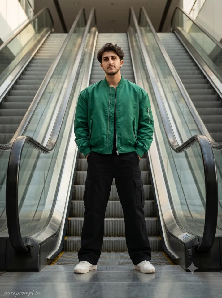 A premium sports fashion editorial portrait of a determined young Indian man in his early twenties with a naturally confident athletic